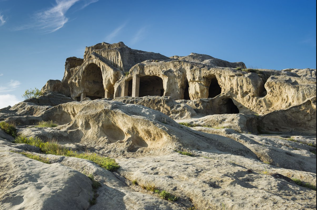the fortress town of Uplistsikhe