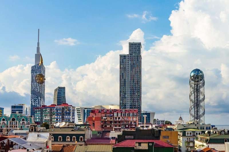 View of the main sights of Batumi