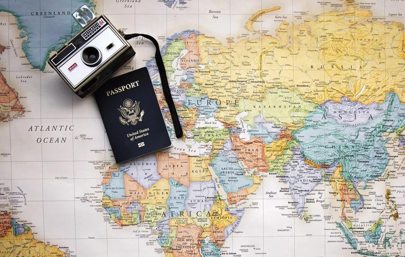 Паспорт на карте мира