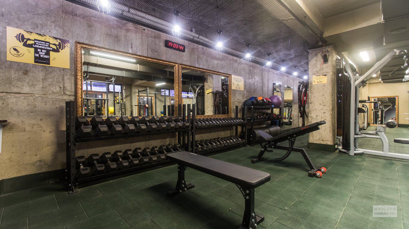 Underground gym in Tbilisi, individual fitness classes, unlimited