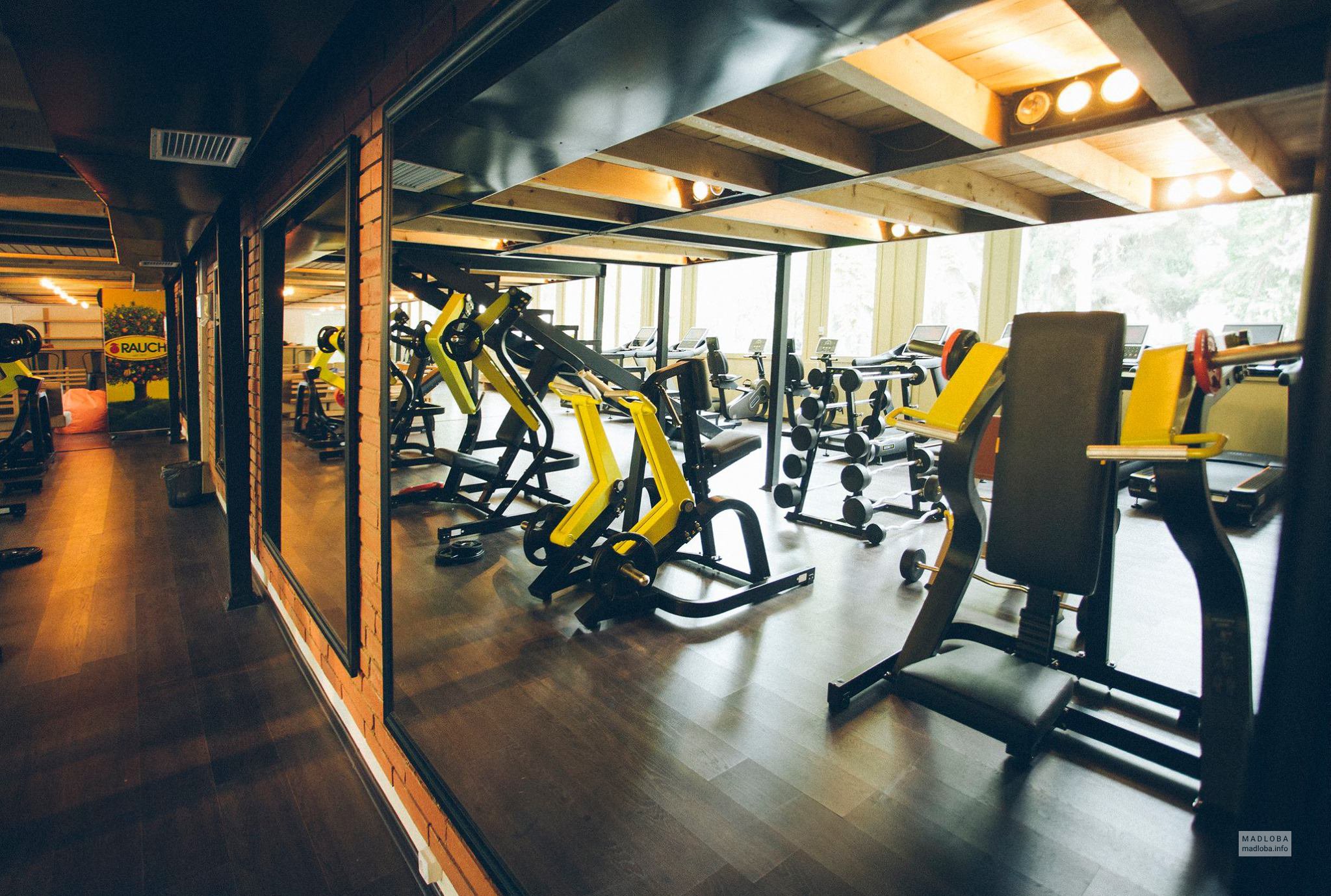 Classes at the Urban Garden fitness center in Tbilisi on an annual