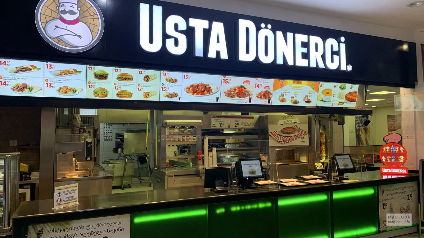 Касса в ресторане USTA Dönerci