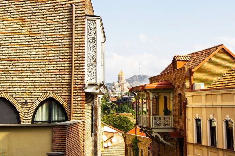 View from the window in Tbilisi