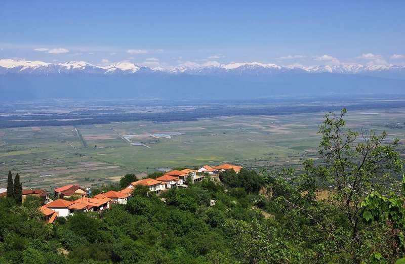 view signagi alazani valley
