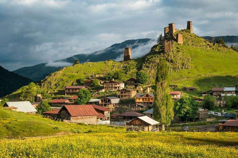 The village of Omalo
