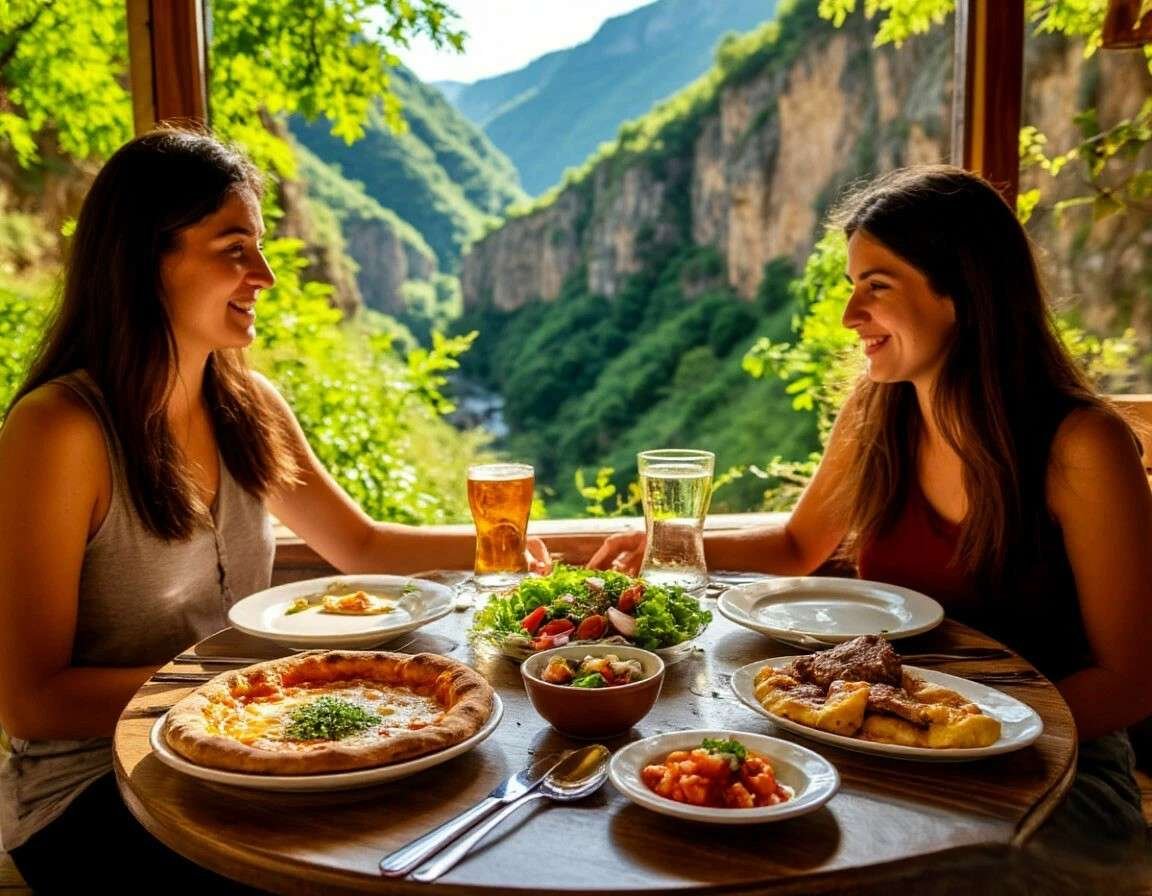 where to eat after Martvili Canyon - places in Martvili and along the way