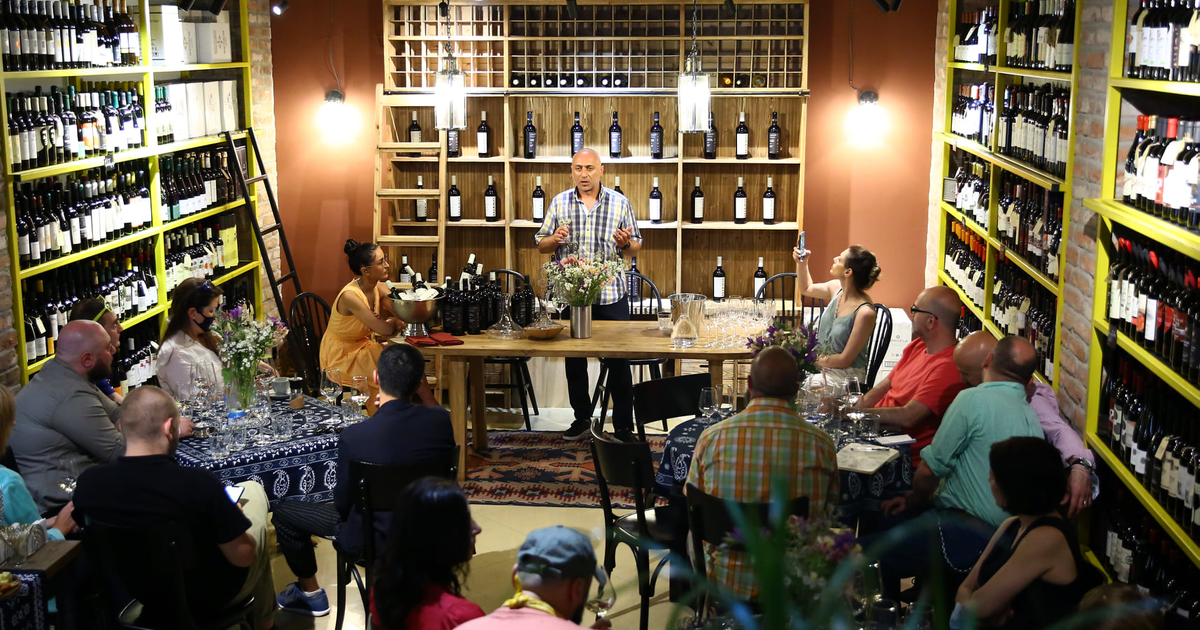 Wine Library Restaurant in Tbilisi Madloba