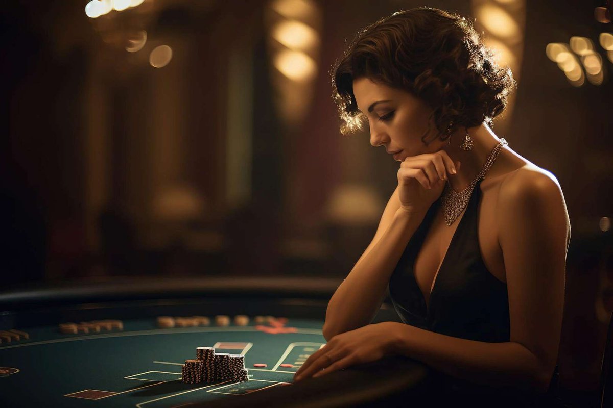 Женщина в казино