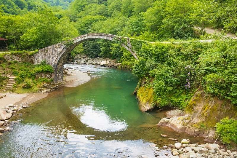 Tamara Bridge in the Kintrishi Nature Reserve
