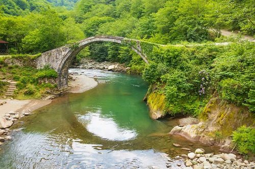 Tamara Bridge in the Kintrishi Nature Reserve