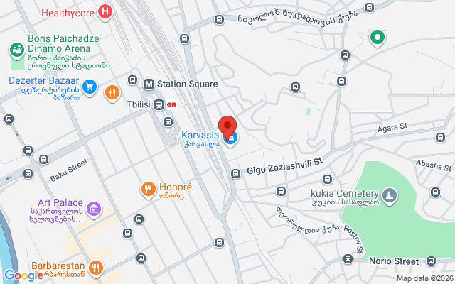 Карта расположения