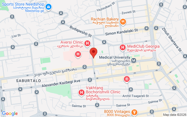 Карта расположения
