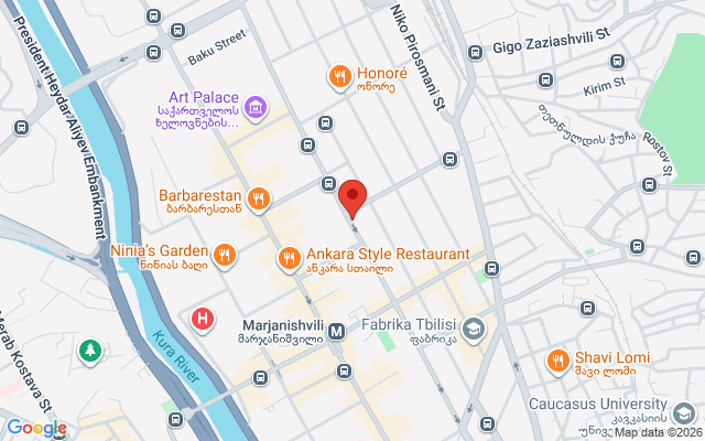 Карта расположения