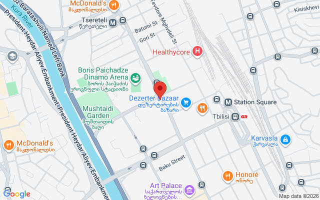 Карта расположения
