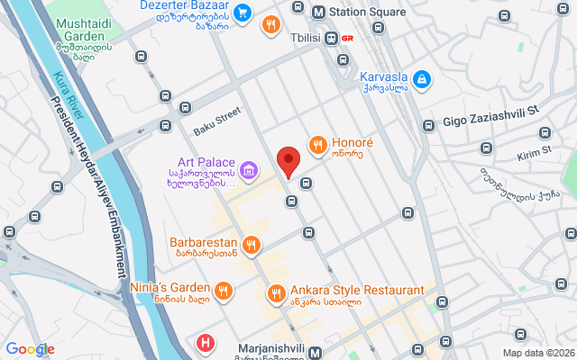 Карта расположения