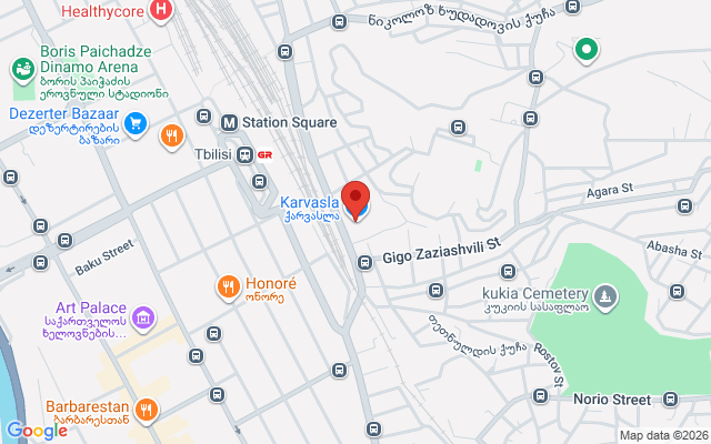 Карта расположения