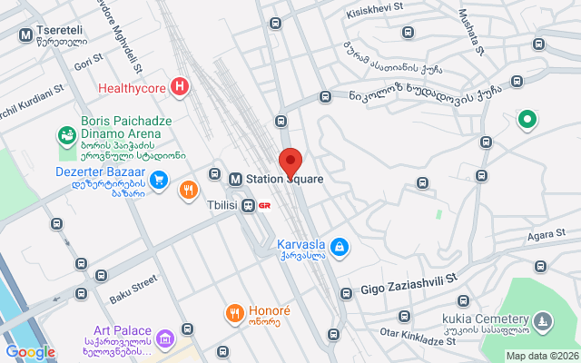 Карта расположения