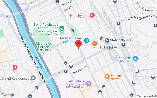 Карта расположения