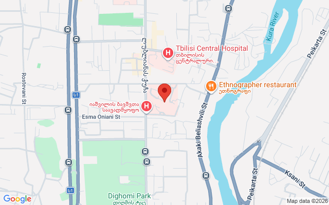 Карта расположения