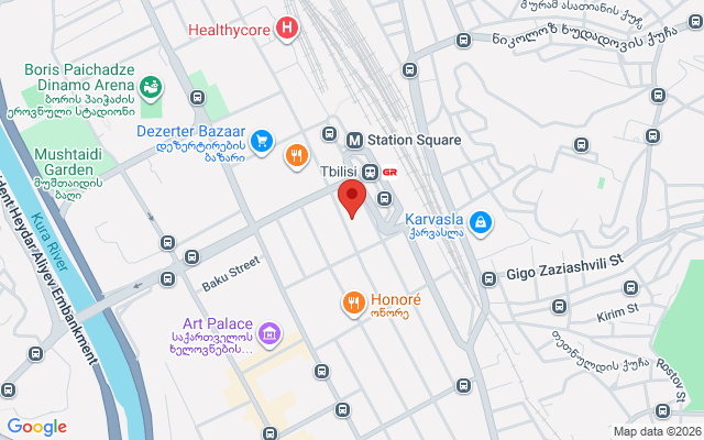 Карта расположения