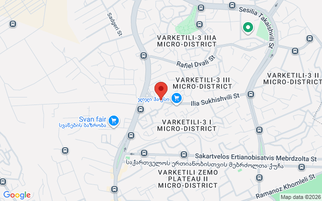 Карта расположения