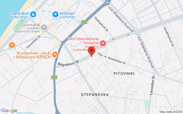 Карта расположения