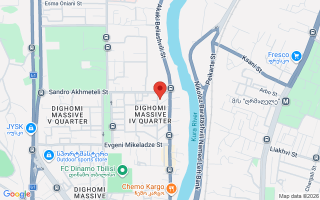 Карта расположения