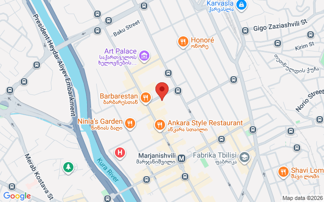 Карта расположения
