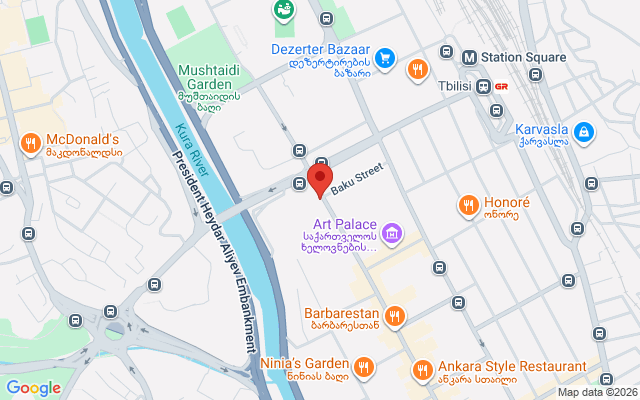 Карта расположения