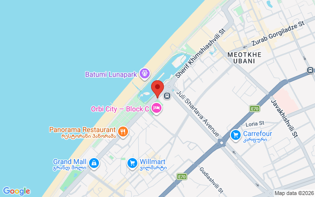 Карта расположения