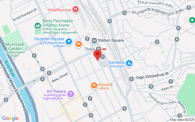 Карта расположения