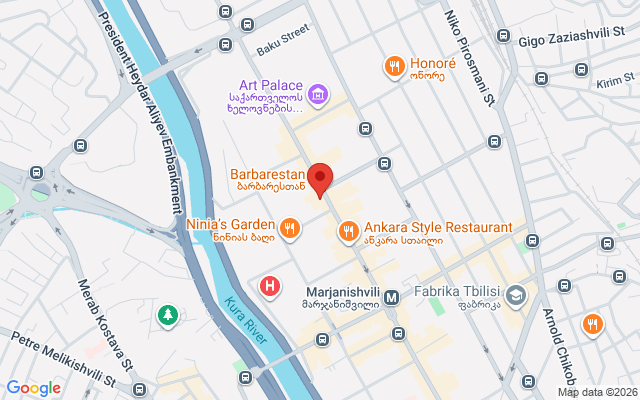 Карта расположения