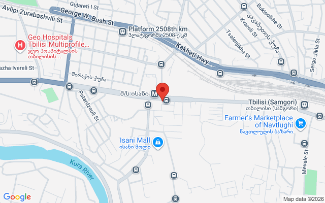 Карта расположения