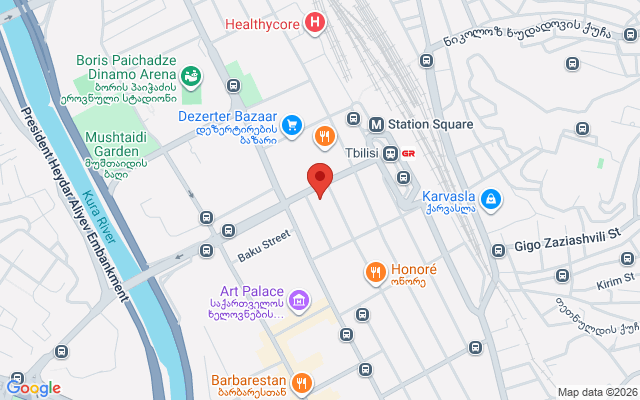 Карта расположения
