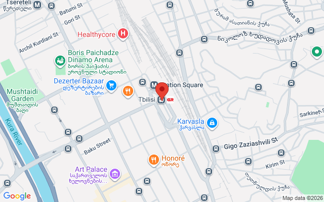 Карта расположения
