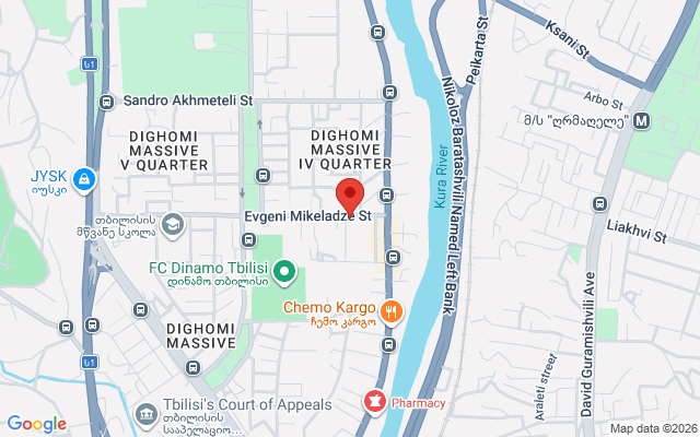 Карта расположения
