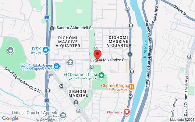 Карта расположения