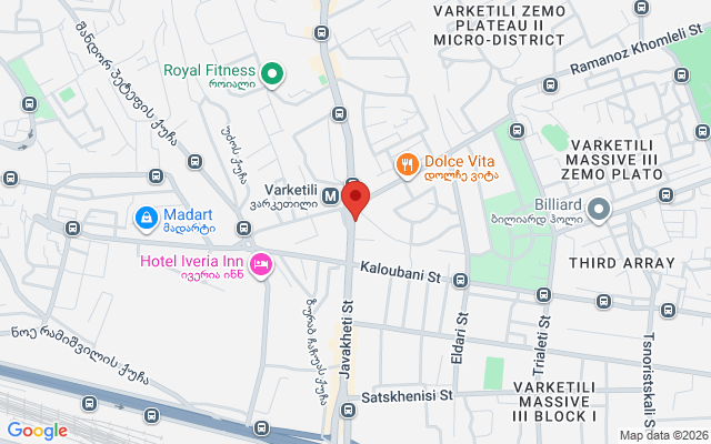 Карта расположения