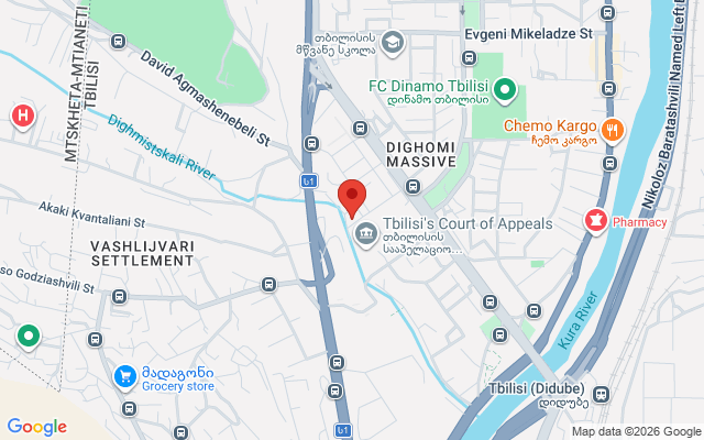 Карта расположения