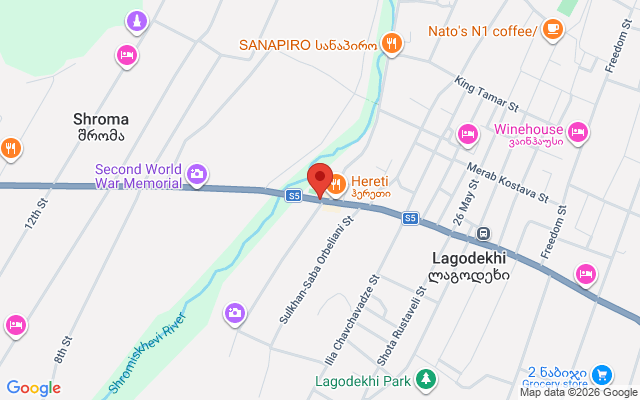 Карта расположения