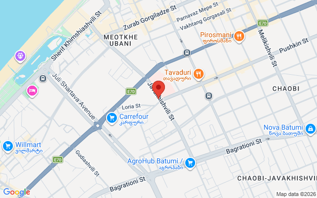 Карта расположения