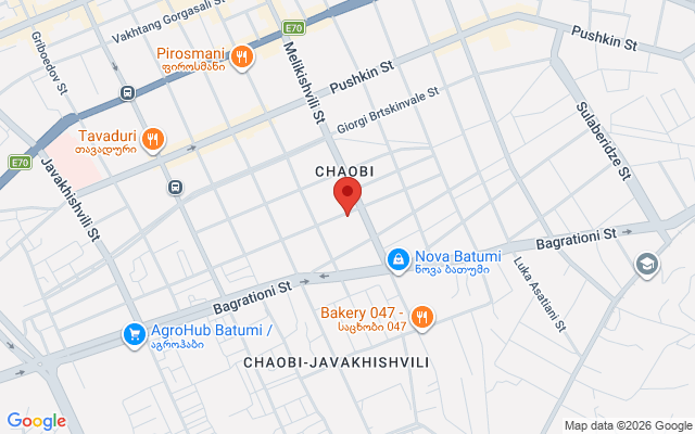Карта расположения