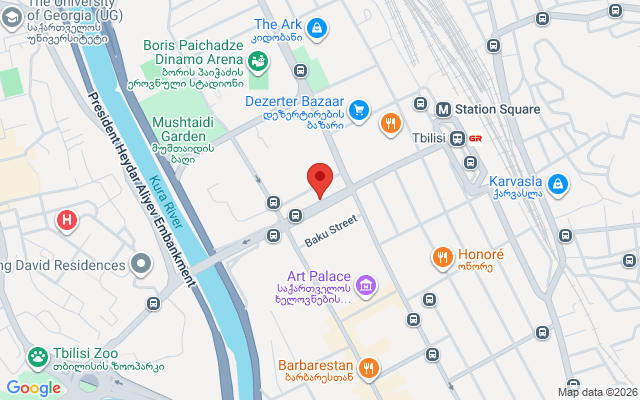 Карта расположения