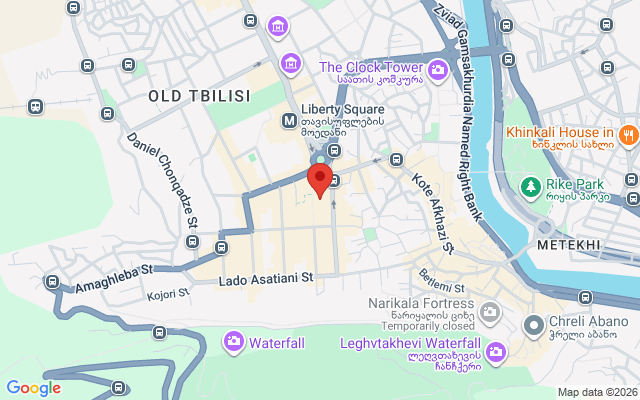 Карта расположения