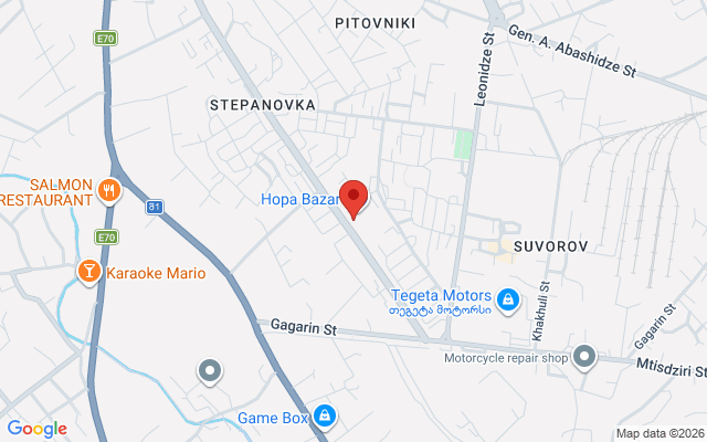 Карта расположения