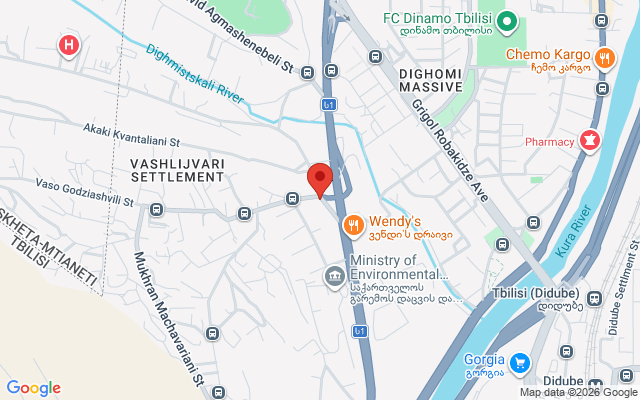 Карта расположения
