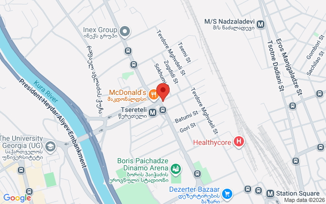 Карта расположения