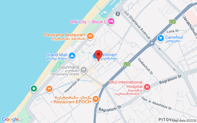 Карта расположения