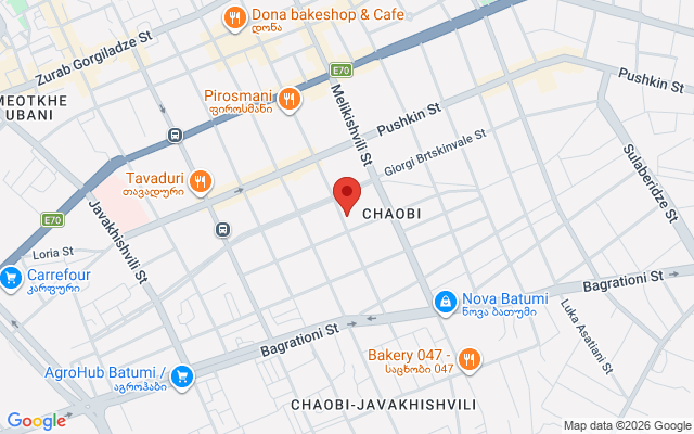Карта расположения