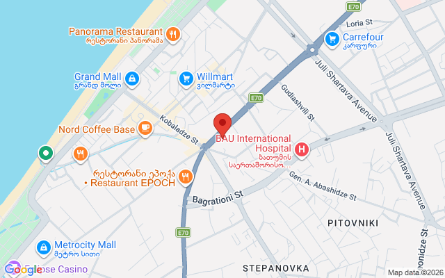Карта расположения
